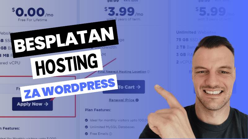 Besplatan hosting za WordPress